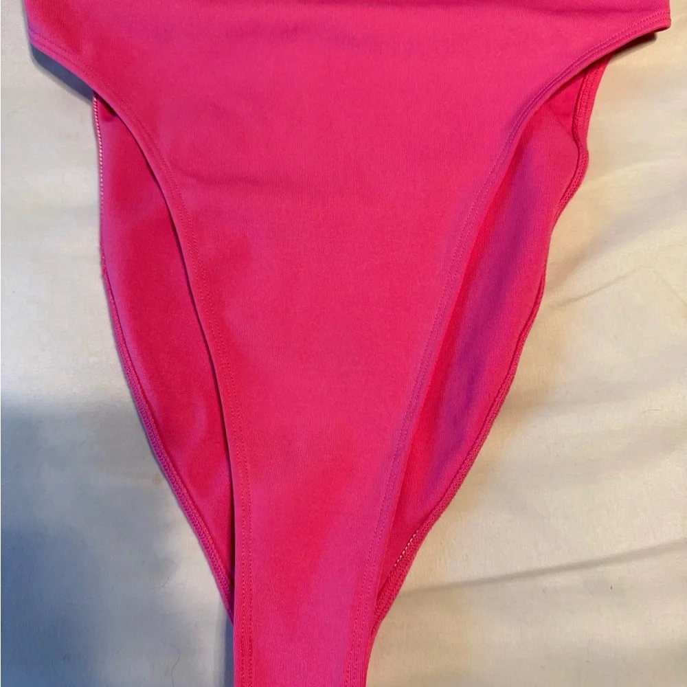 ALO Yoga Hot Pink One-Piece Swimsuit - Picture 7 of 7